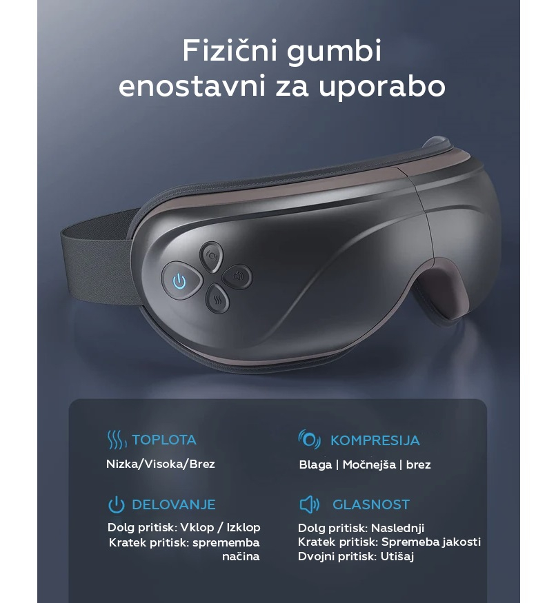 Masažer za oči RENPHO™ Eyeris 2 (s grijanjem i vibracijom)-1