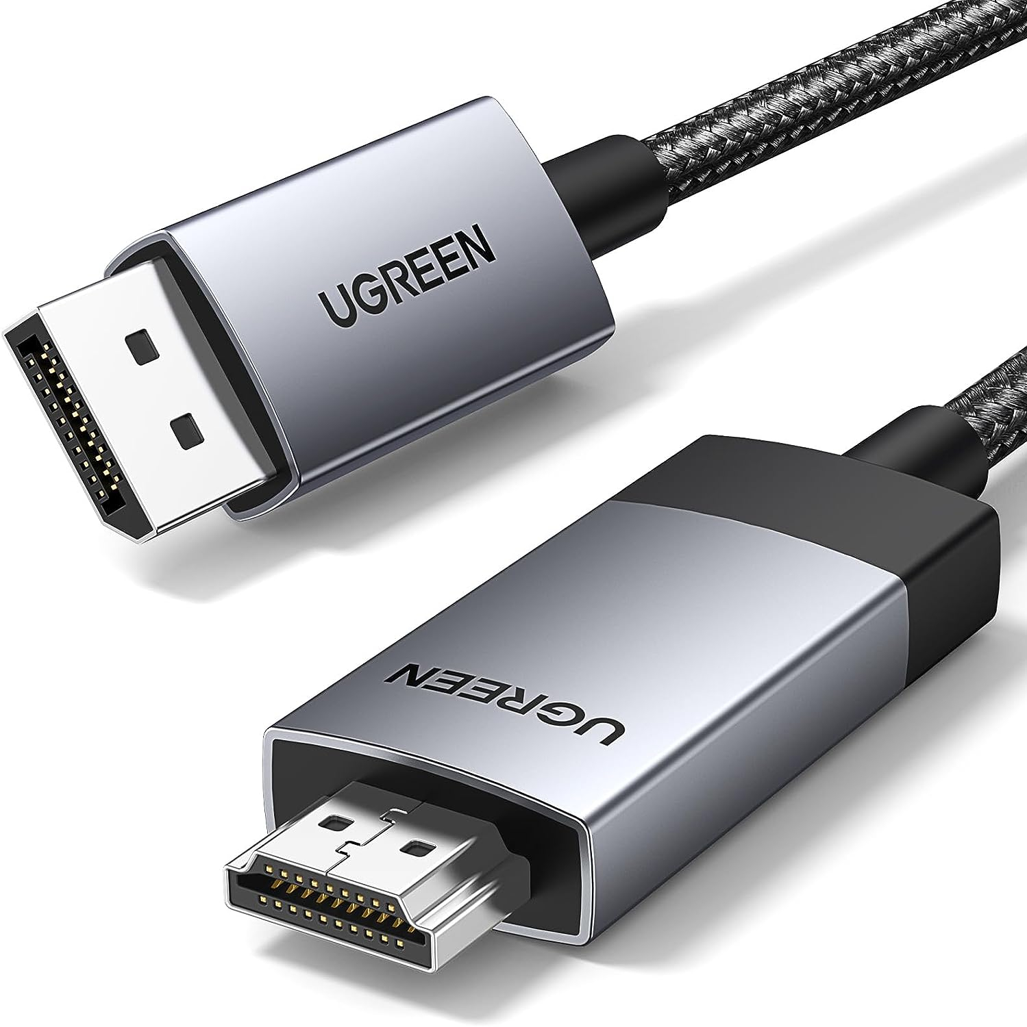 Kabel DisplayPort na HDMI UGREEN (4K@60Hz HDR Aktivni DP 1.2 na HDMI 2.0, 2 m)-0