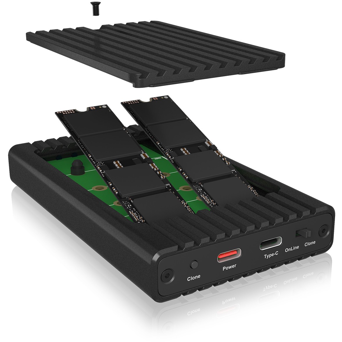 Docking stanica ICY BOX IB-2817MCL-C31 za 2 NVMe SSD-17