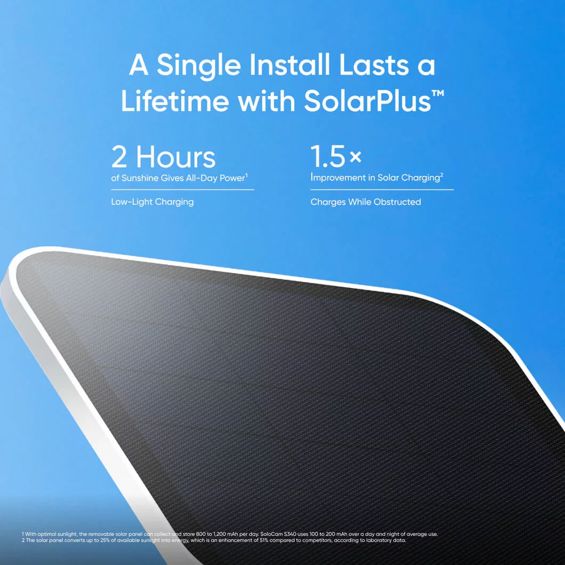 Vanjska bežična kamera sa solarnim panelom ANKER Eufy Security SoloCam S340-28