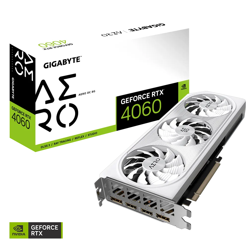 Grafička kartica GIGABYTE GeForce RTX 4060 AERO OC (8G, 8GB GDDR6, PCI-E 4.0)-0