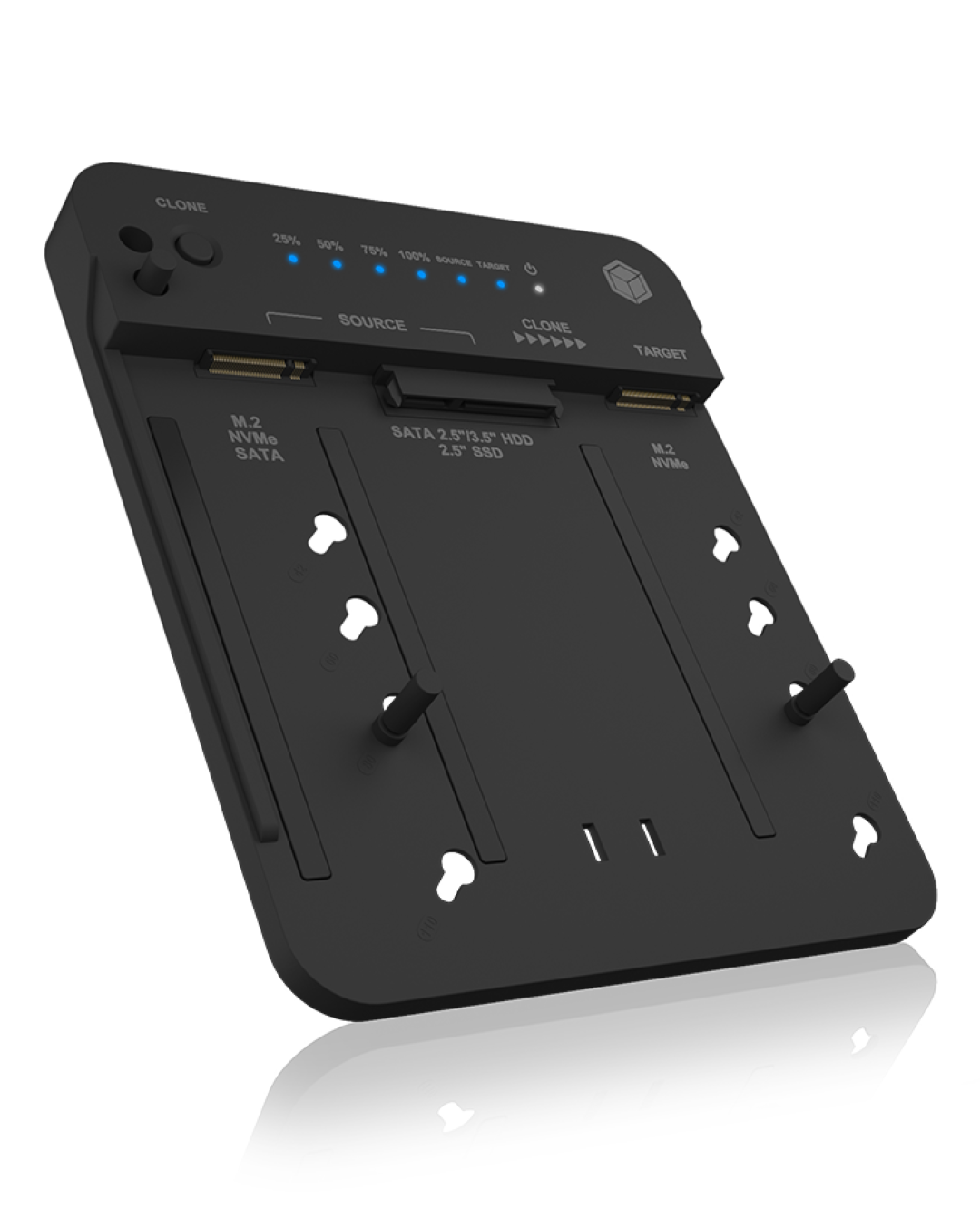 Icybox IB-2913MCL-C31 docking station / case for M2, 2.5" and 3.5" disk cloning-0