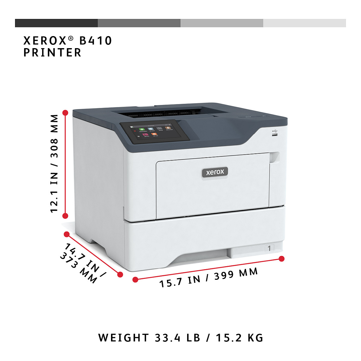 Xerox printer VersaLink B410DN, 47ppm, network Duplex-12