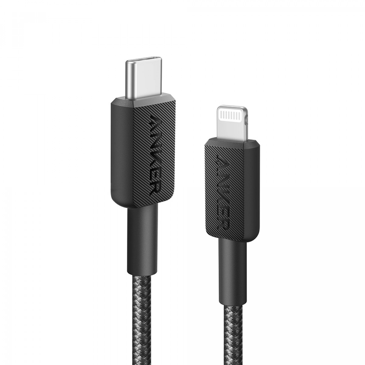 Anker 322 USB-C to Lightning braided cable 0.9m crna-0