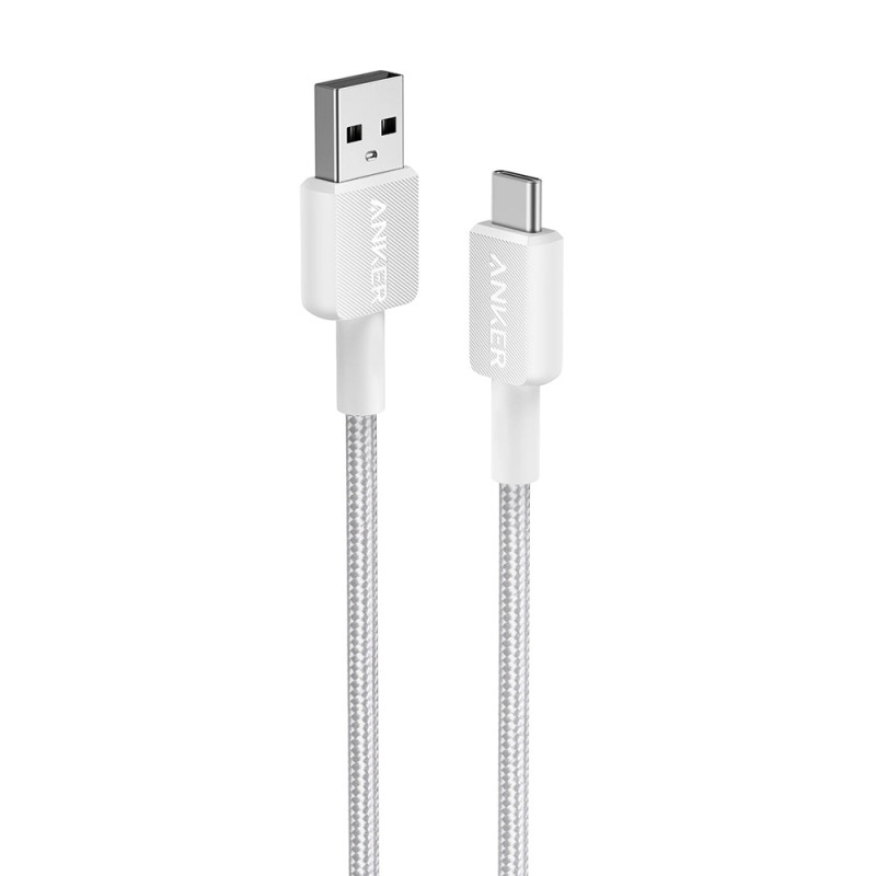 Anker 322 USB-A to USB-C braided cable 1.8m white-0