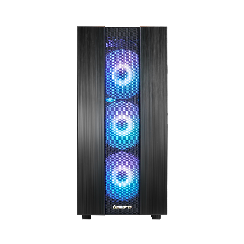 Kućište za računalo CHIEFTEC GS-02B-OP HUNTER 2 (ATX/Micro ATX/mini ITX, A-RGB, USB Type-C, crno)-1