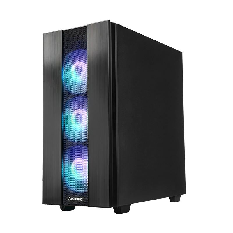 Kućište za računalo CHIEFTEC GS-02B-OP HUNTER 2 (ATX/Micro ATX/mini ITX, A-RGB, USB Type-C, crno)-2