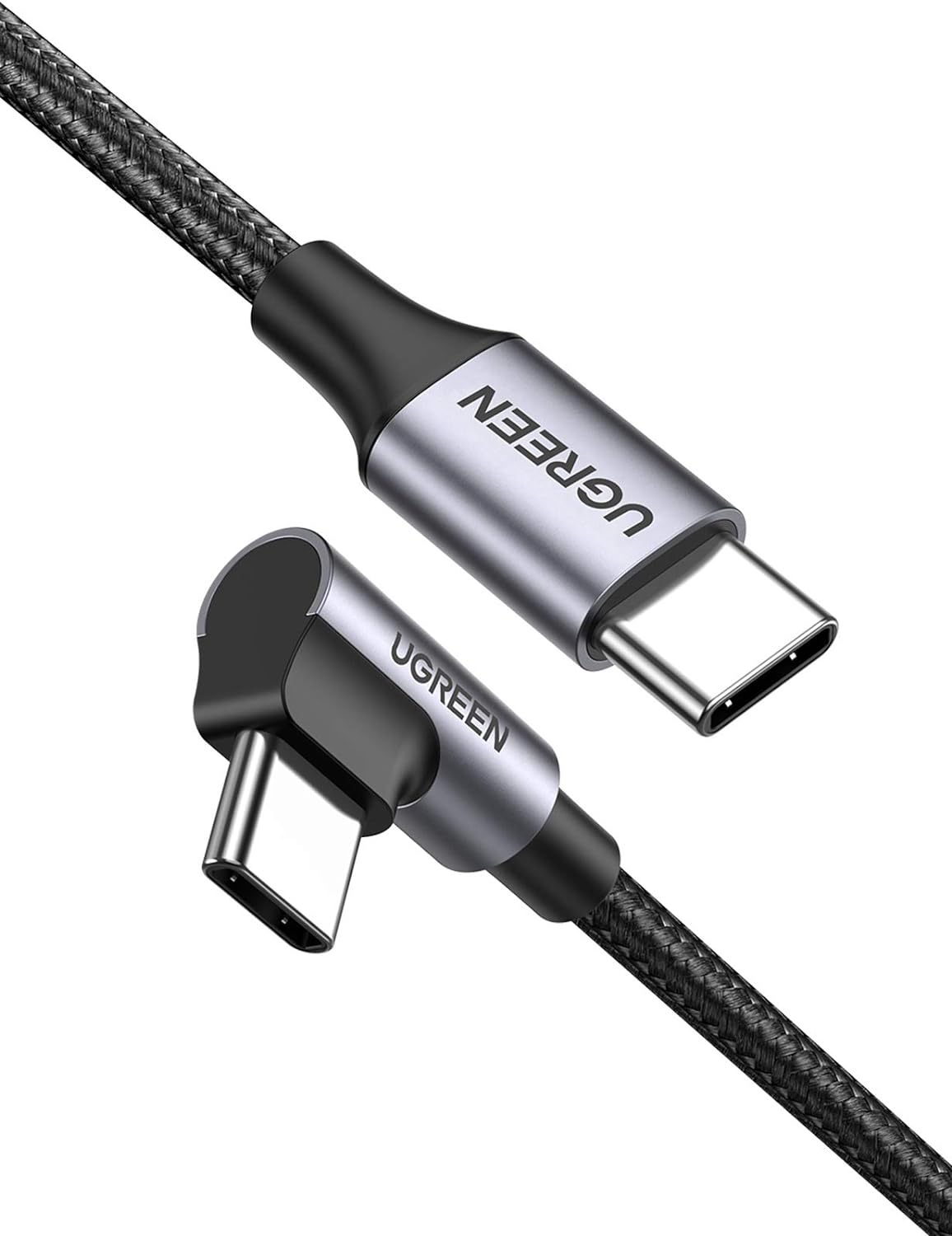 Ugreen USB-C to angled USB-C cable 60W 2M-0