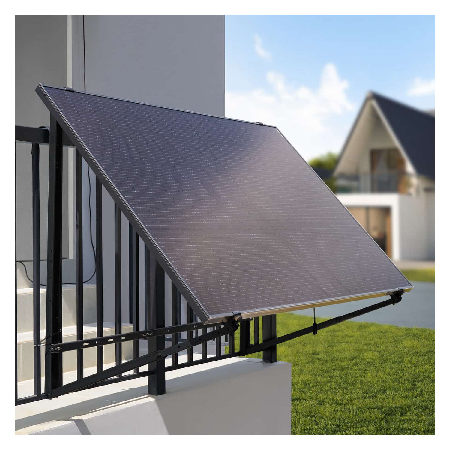 Nosiva konstrukcija EcoFlow za solarni panel (podesivi kut 20°-75°, za tlo ili vješanje, kompatibilna s EcoFlow 400W panelom)-13
