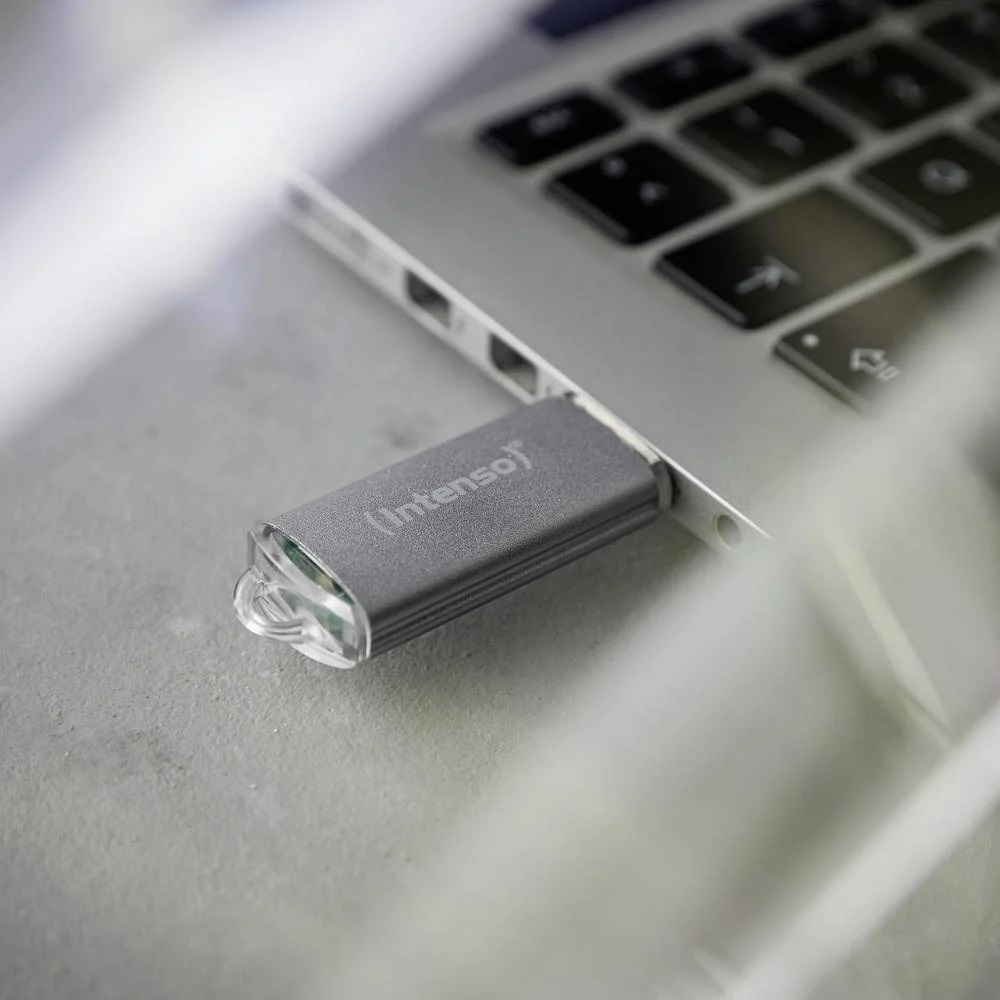 USB stick INTENSO Jet Line 64GB (USB 3.2, 70MB/s, siva)-1