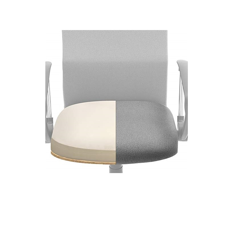 Uredska stolica SONGMICS OBN034G01 siva boja (ergonomska, podesiva visina, do 120 kg)-6