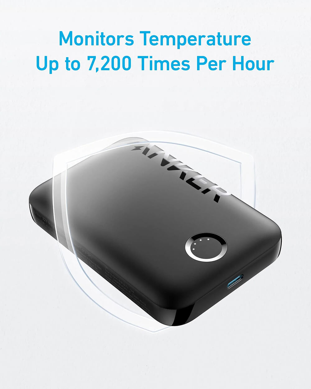 Prijenosna baterija ANKER 321 MagGo 5000mAh 12W crna-3