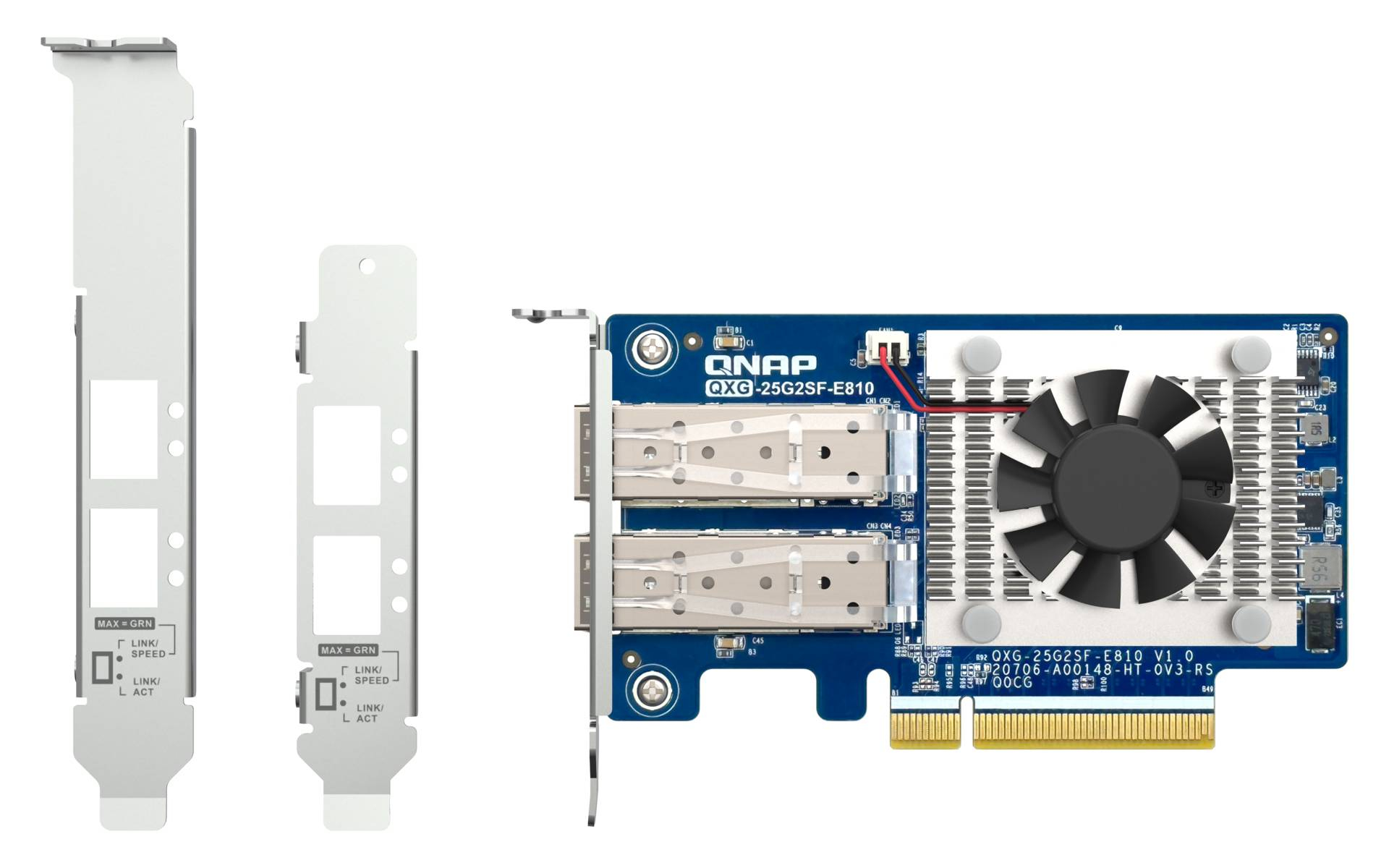 Mrežna kartica QNAP QXG-25G2SF-E810 25GbE dual port (PCIe Gen4, 2 x SFP28, Intel E810-XXVAM2)-4