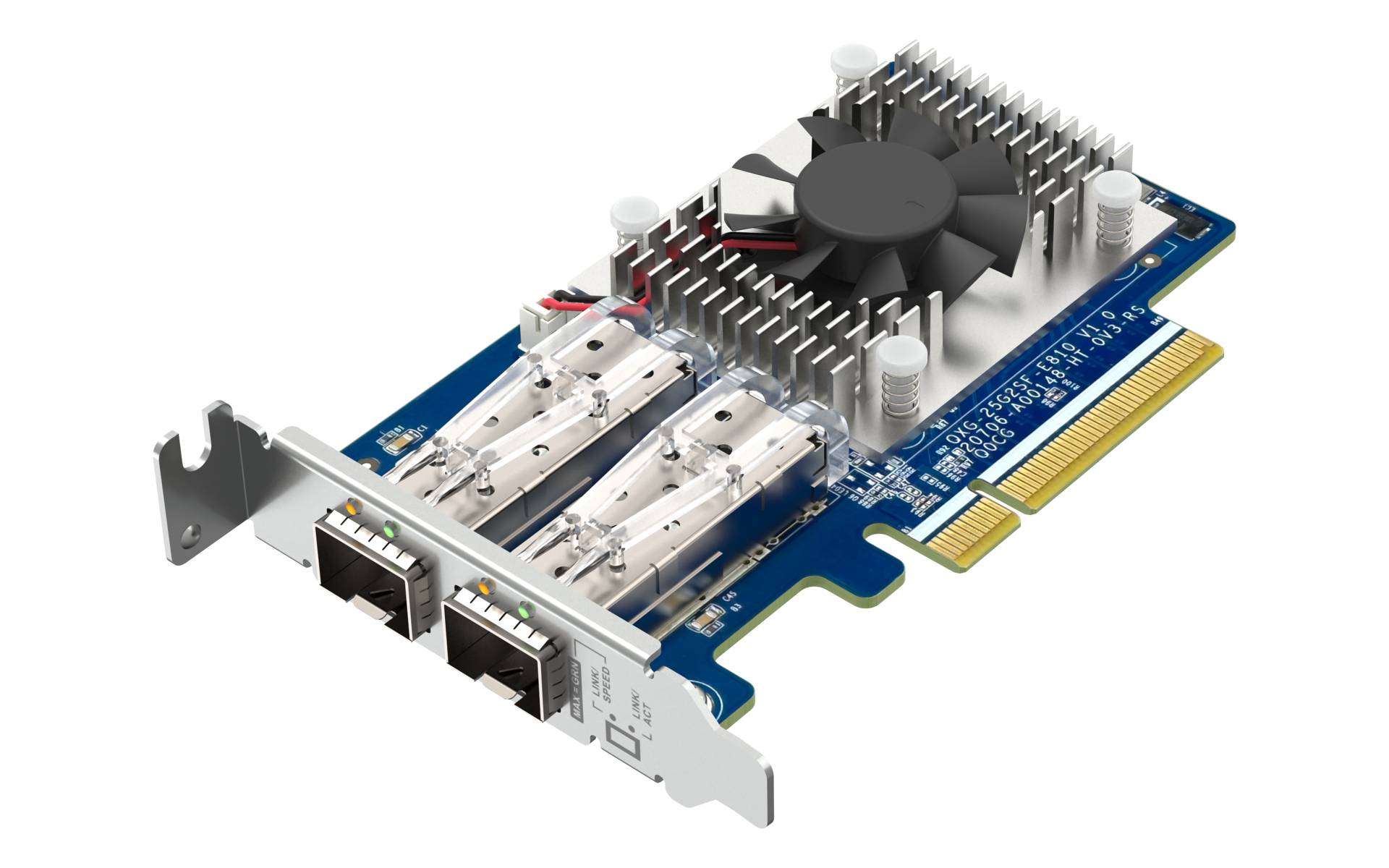 Mrežna kartica QNAP QXG-25G2SF-E810 25GbE dual port (PCIe Gen4, 2 x SFP28, Intel E810-XXVAM2)-2