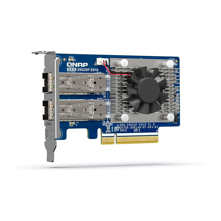 Mrežna kartica QNAP QXG-25G2SF-E810 25GbE dual port (PCIe Gen4, 2 x SFP28, Intel E810-XXVAM2)-6