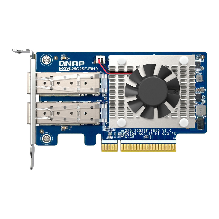 Mrežna kartica QNAP QXG-25G2SF-E810 25GbE dual port (PCIe Gen4, 2 x SFP28, Intel E810-XXVAM2)-9