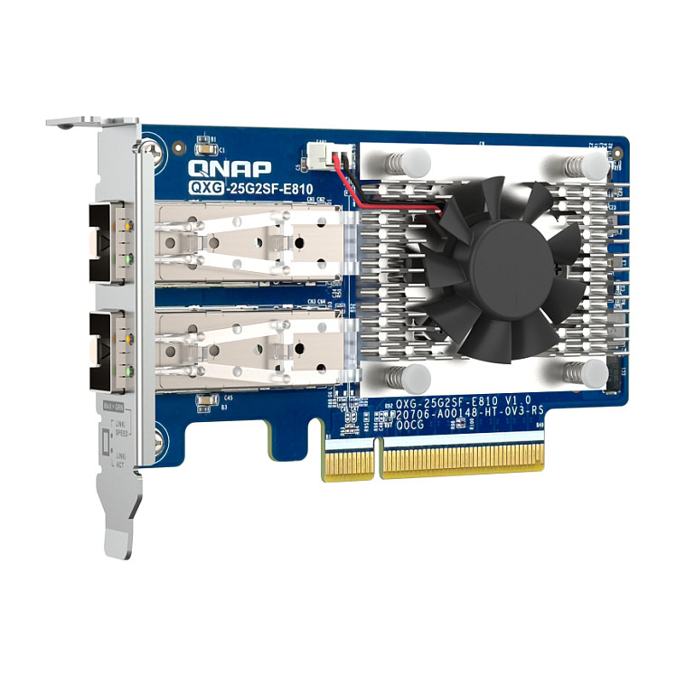 Mrežna kartica QNAP QXG-25G2SF-E810 25GbE dual port (PCIe Gen4, 2 x SFP28, Intel E810-XXVAM2)-11