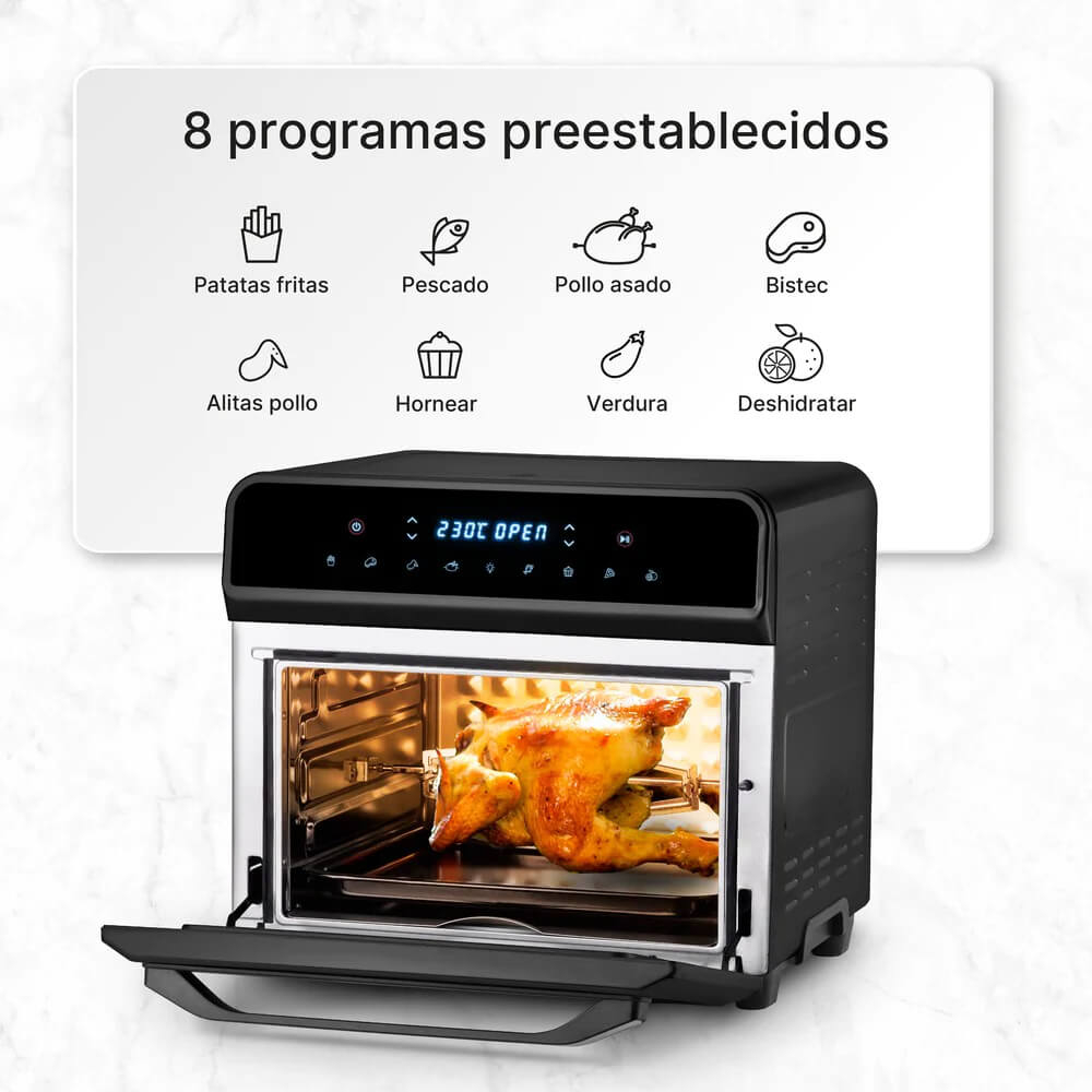Friteza UFESA Digital Air Fryer 23L Magnum (kapacitet 23L, snaga 1800W, 8 programa)-2