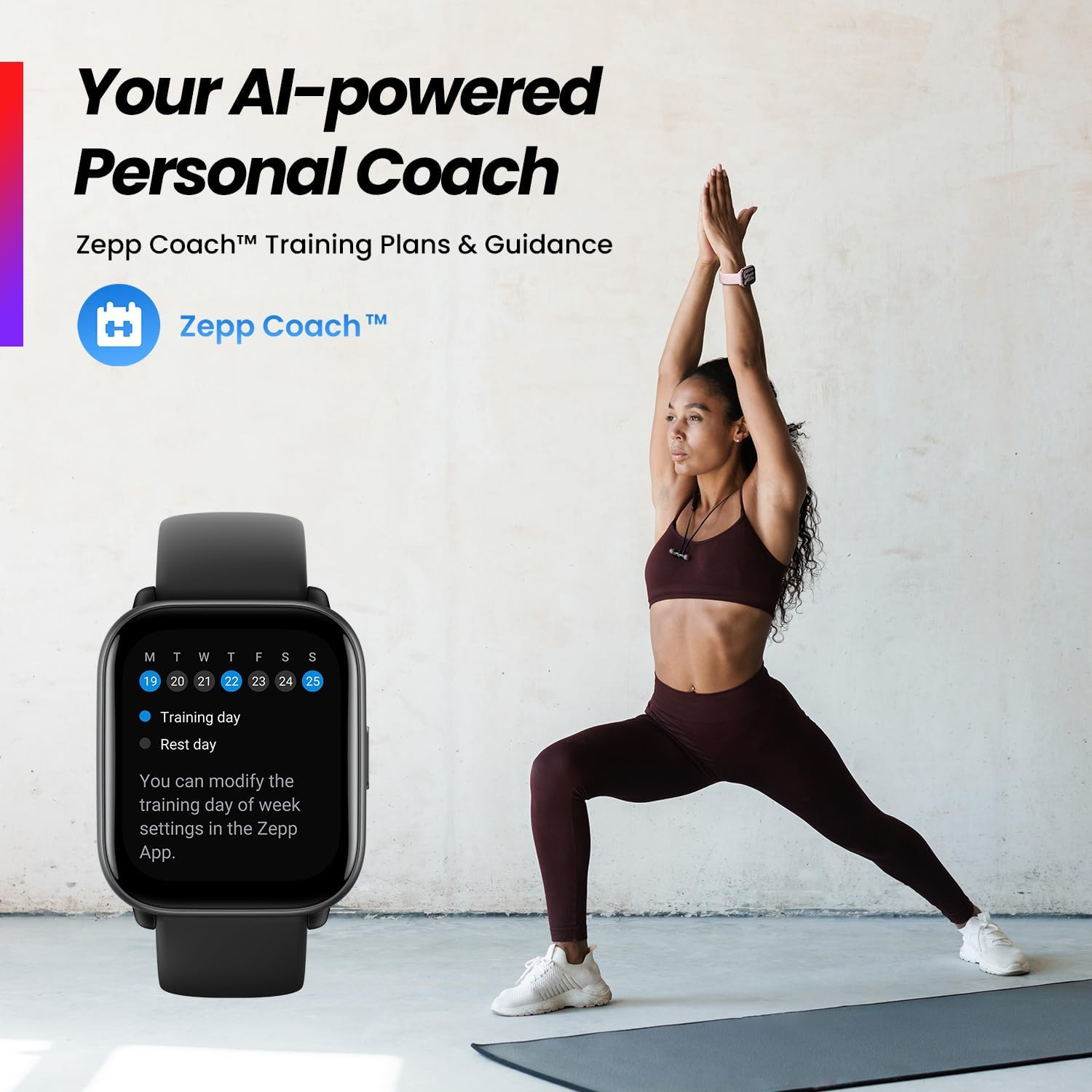 Pametni sat AMAZFIT Active 42mm rozi-2