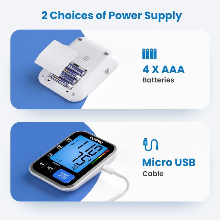 RENPHO Smart blood pressure monitor-7