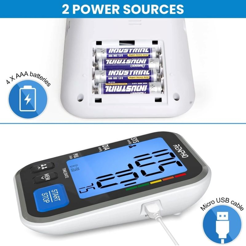 RENPHO Smart blood pressure monitor-3
