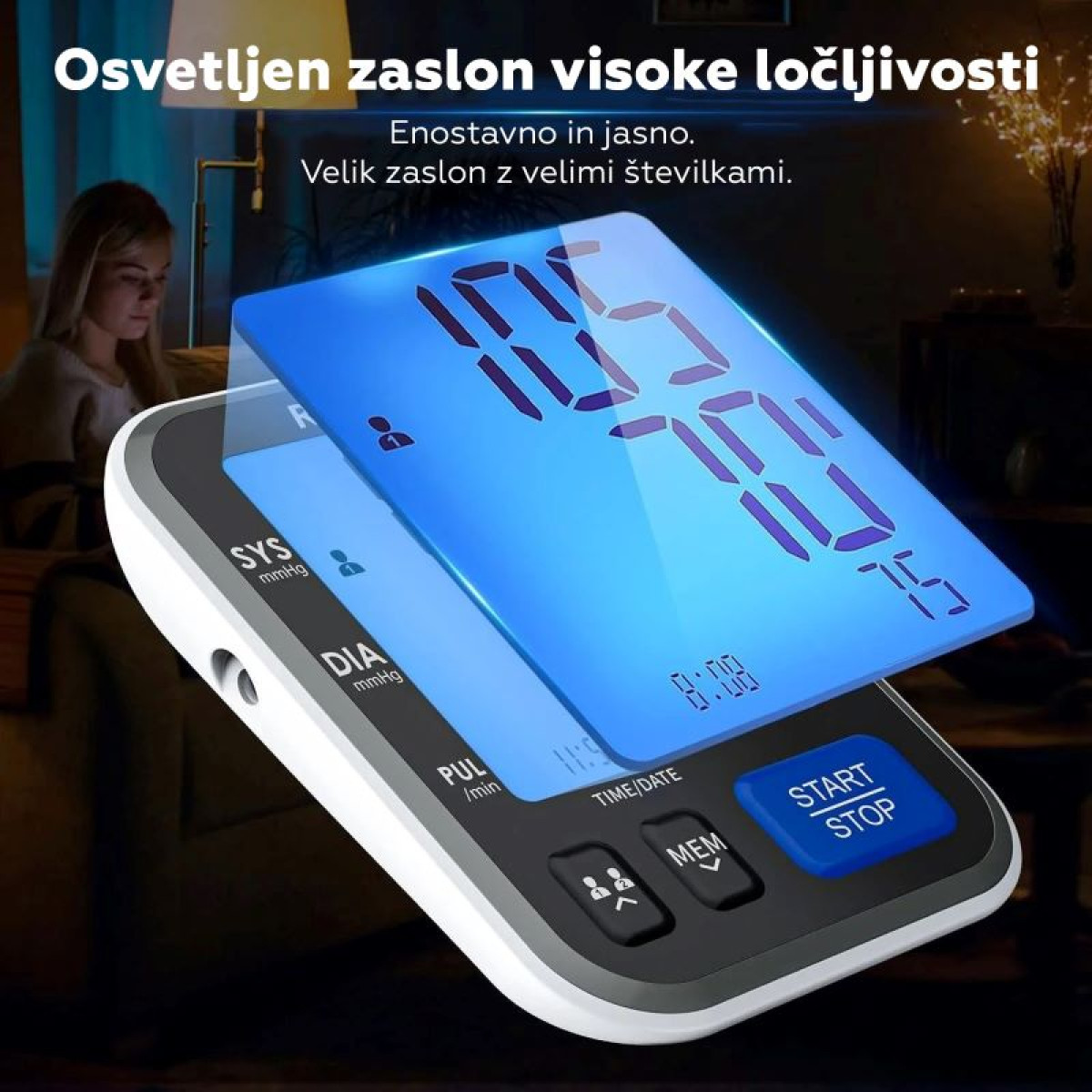 RENPHO Smart blood pressure monitor-4
