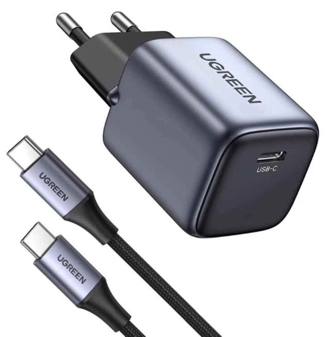 Punjač UGREEN Nexode 30W USB C GaN II s uključenim USB-C 60W 1M kabelom-0