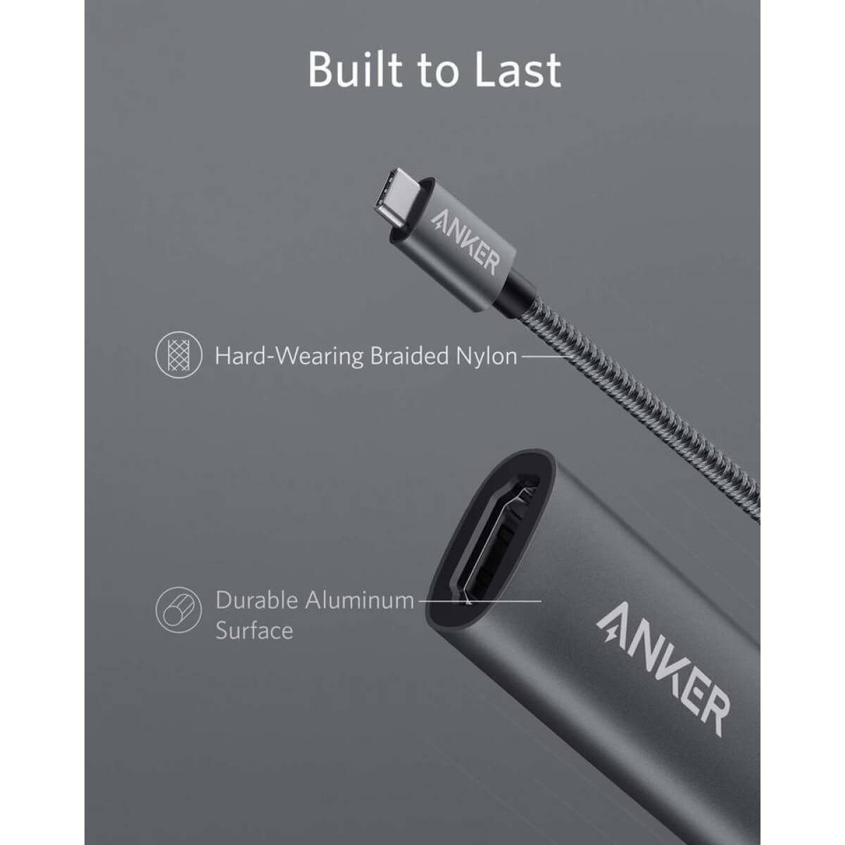 Adapter ANKER PowerExpand+ USB-C na HDMI adapter, 4K/60Hz-3