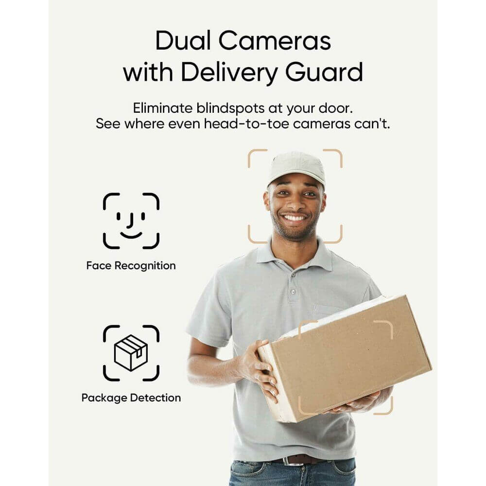 Anker Eufy security E340 2K video doorbell with indoor unit-2