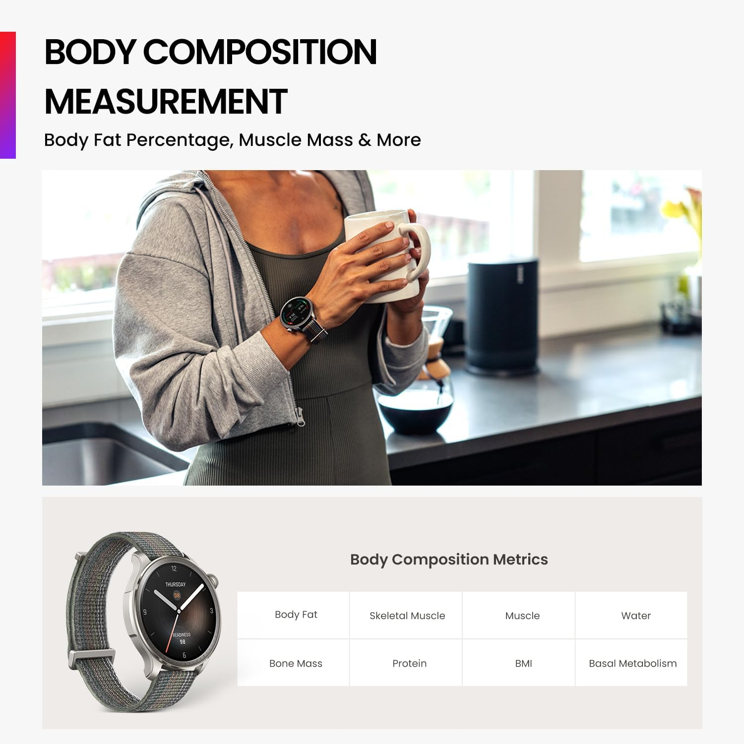 Pametni sat AMAZFIT Balance 46mm sivi-4