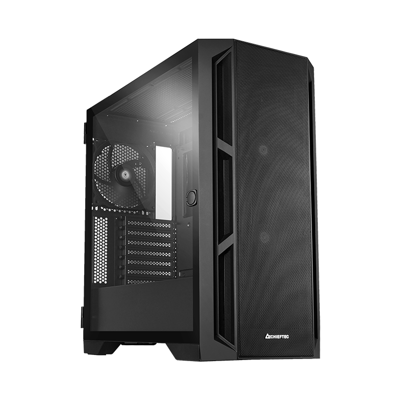 Kućište za računalo CHIEFTEC APEX AIR USB 3.2 Gen 2 ATX, crno-0