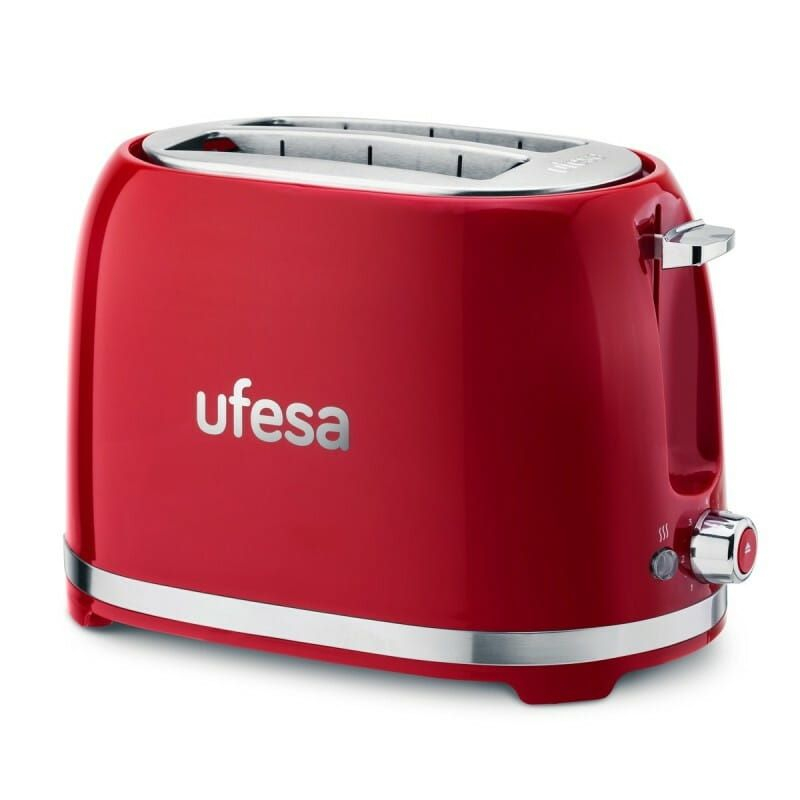 Toster UFESA Classic PinUp crveni i bijeli 850W