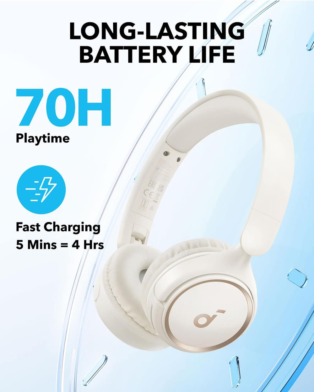 Slušalice ANKER Soundcore H30i bijele-2