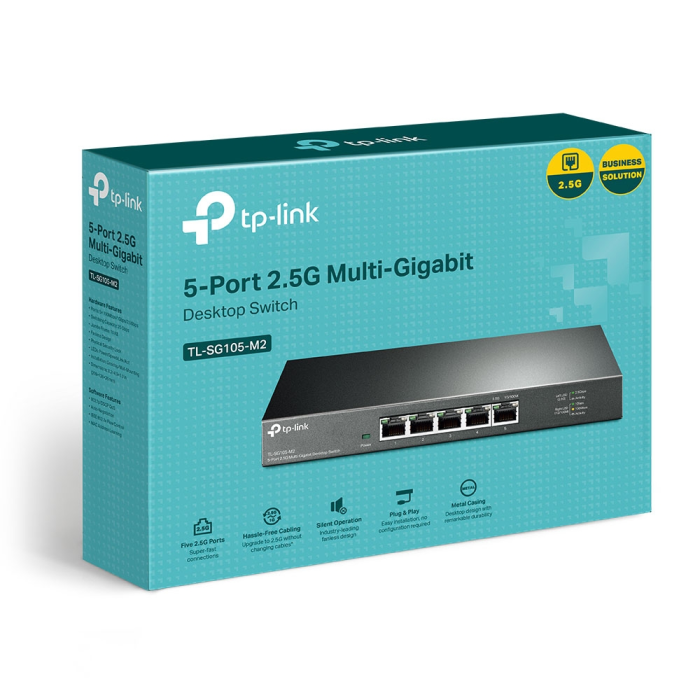 TP-LINK 5 port 2.5G network switch-9