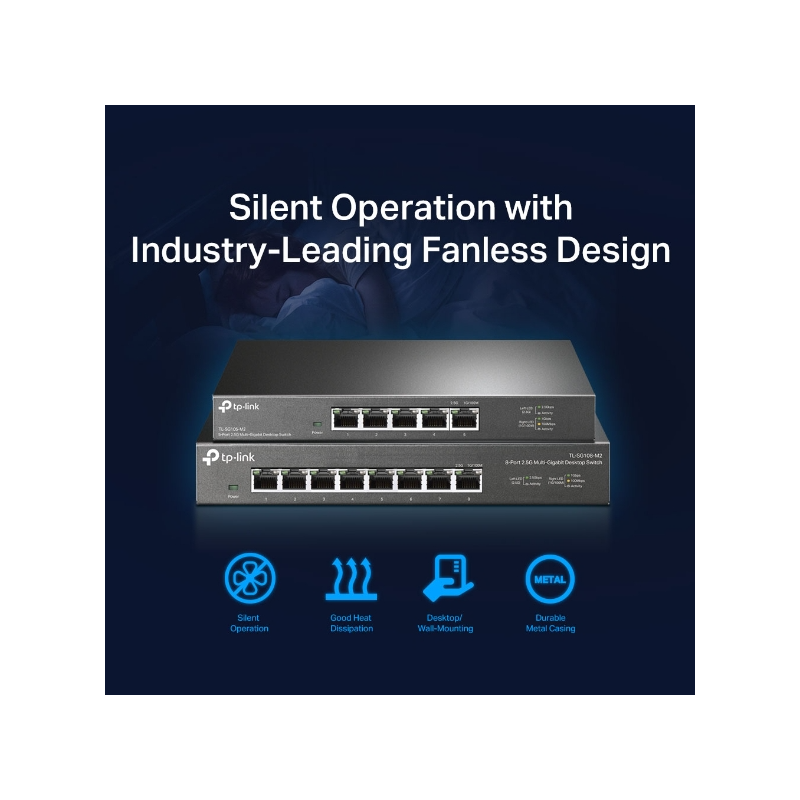 TP-LINK 5 port 2.5G network switch-3