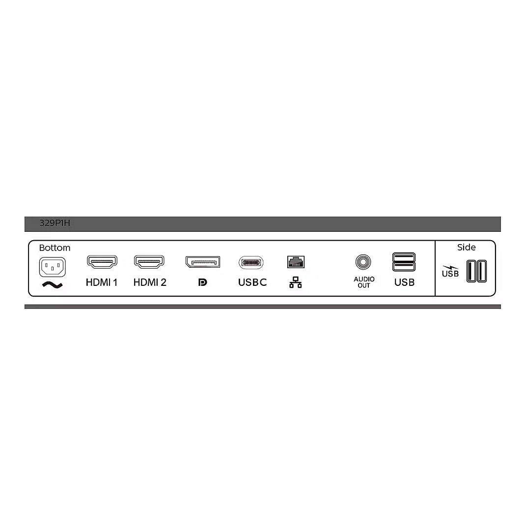 Monitor PHILIPS 329P1H (31.5" IPS, 4K UHD, 60Hz)-18