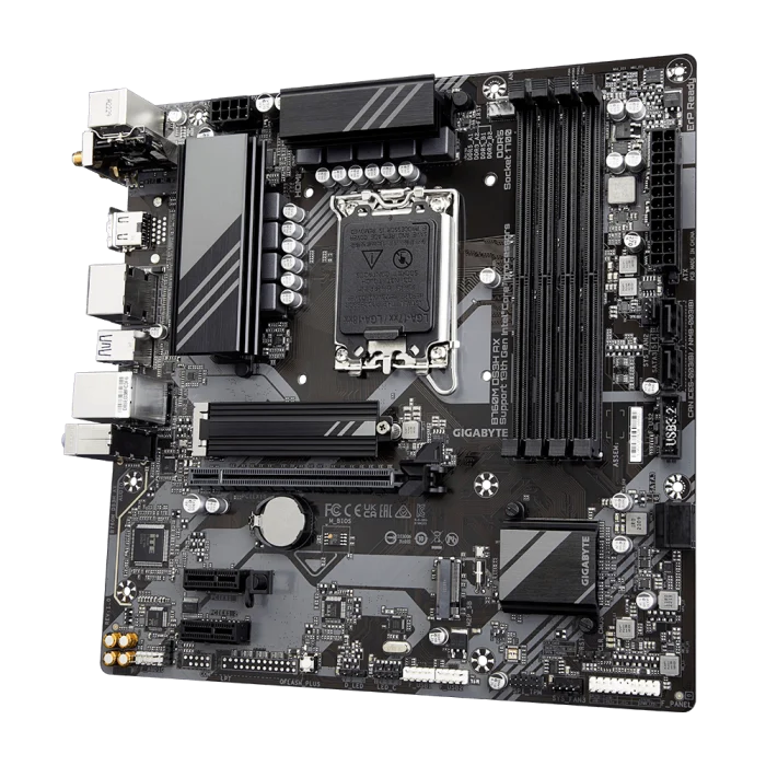 GIGABYTE B760M DS3H AX, DDR5, SATA3, USB3.2Gen2, DP, WiFi 6E, LGA1700 mATX-8