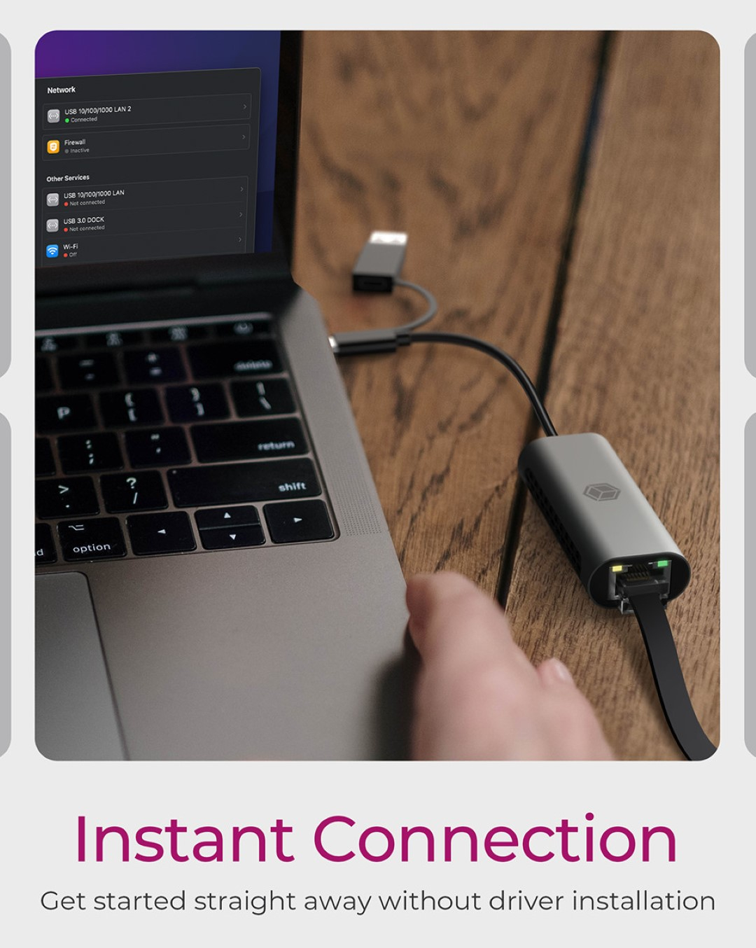 Icybox IB-LAN301-C3 USB-A and USB-C network card/adapter to 2.5 Gbit Ethernet-4