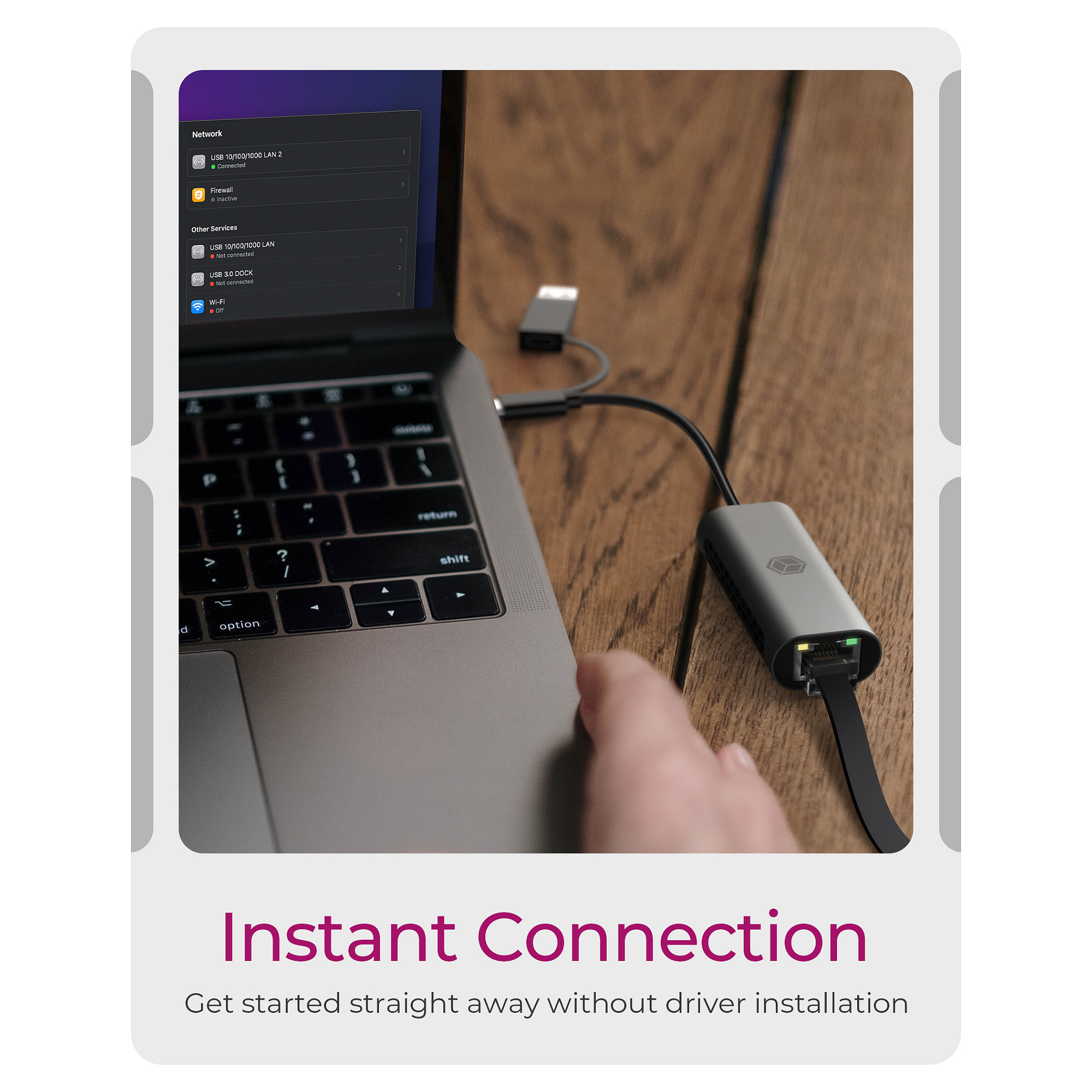 Icybox IB-LAN301-C3 USB-A and USB-C network card/adapter to 2.5 Gbit Ethernet-13