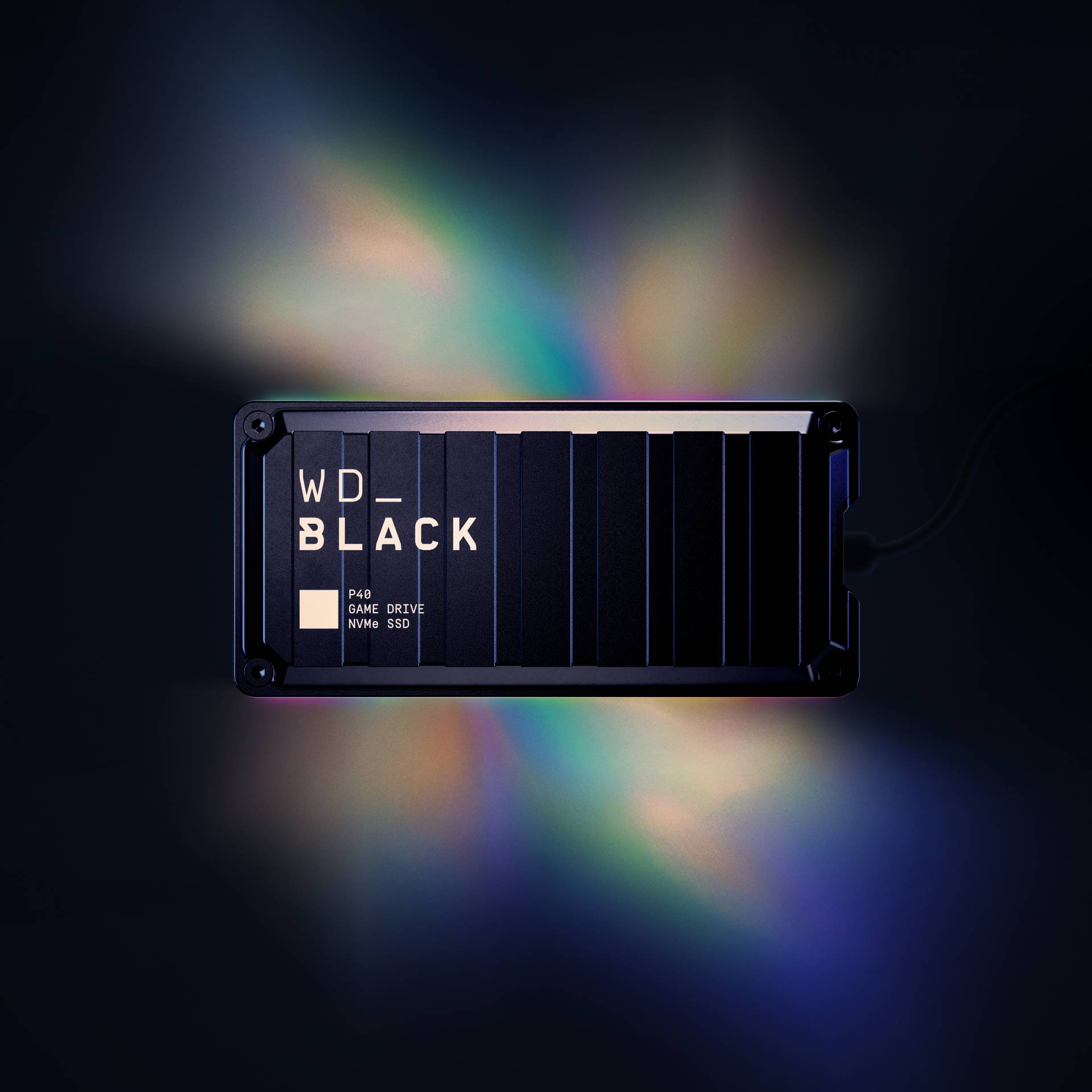 SSD WESTERN DIGITAL 1TB WD_BLACK P40 Game Drive (USB 3.2 Gen2x2, do 2000 MB/s, RGB osvjetljenje, kompatibilan s PS5, Xbox Series X|S, PS4, Xbox One, Windows 10, 8.1, macOS 10.11+)-5
