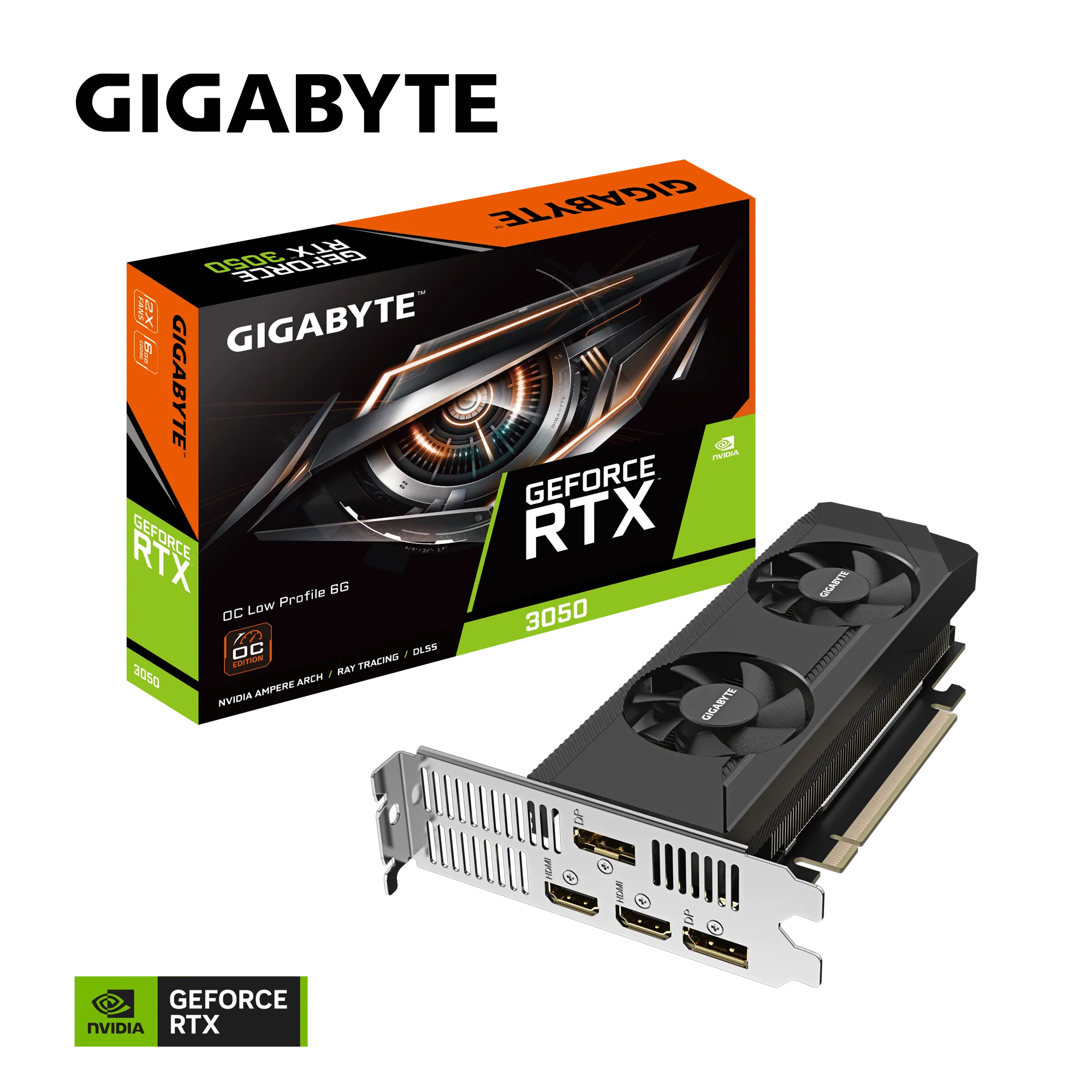 Grafička kartica GIGABYTE GeForce RTX 3050 OC Low Profile 6G 6GB GDDR6 PCI-E 4.0