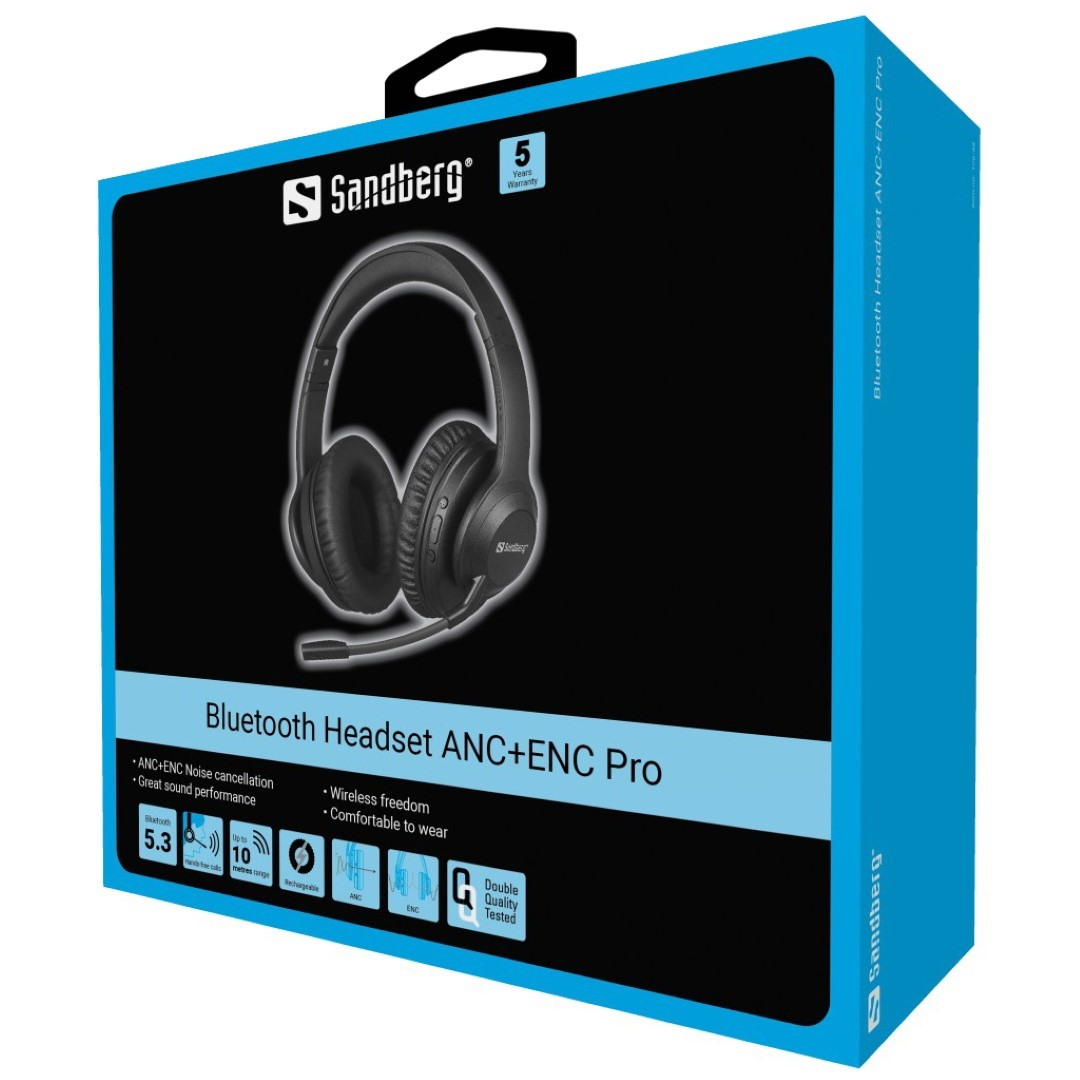 Slušalice SANDBERG Bluetooth ANC+ENC Pro headphones s mikrofonom-4