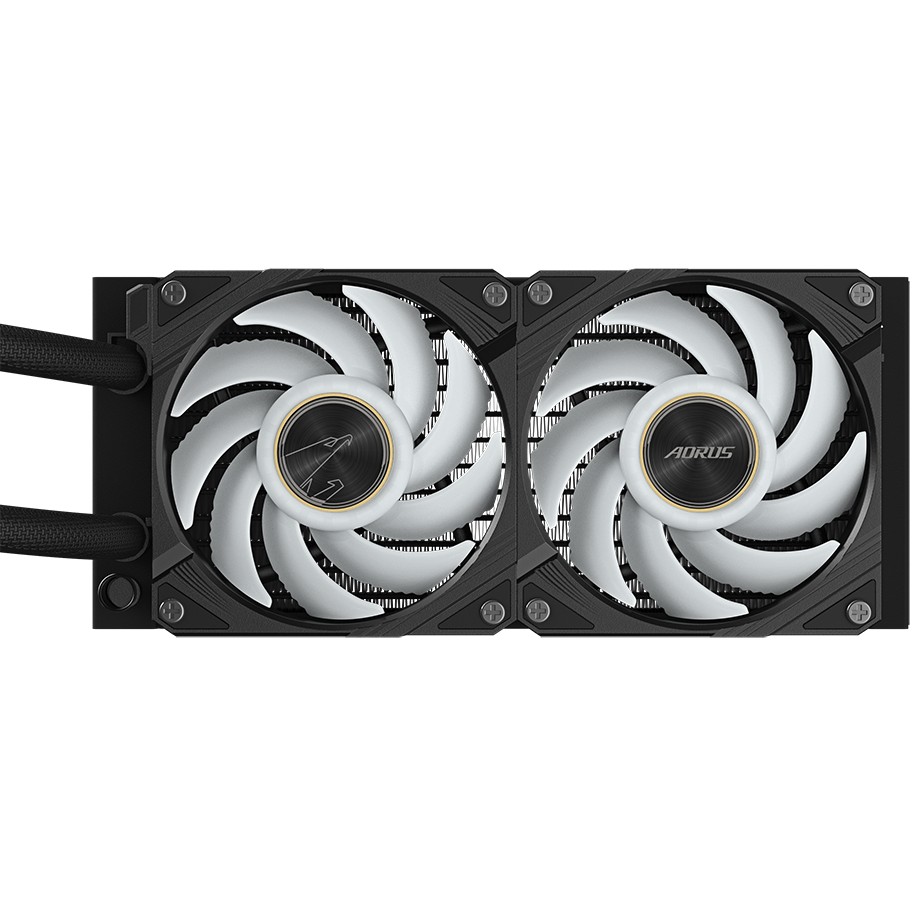 Vodeno hlađenje GIGABYTE AORUS WATERFORCE X II 240 za INTEL/AMD procesore (2 x 120mm ARGB ventilatori, 800~2400 RPM, protok zraka do 72 CFM)-7