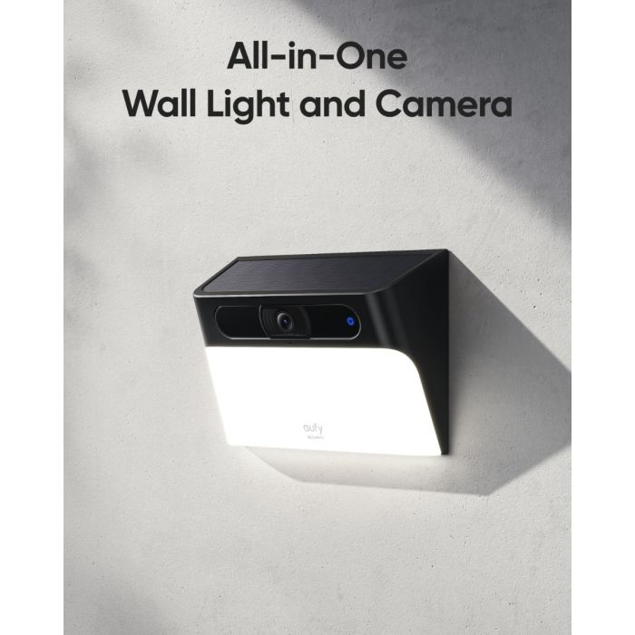 Solarna vanjska kamera s ugrađenom svjetiljkom ANKER Eufy Security S120 (2K HD, bežična, detekcija pokreta, dvosmjerna audio komunikacija, 300 lumena)-8