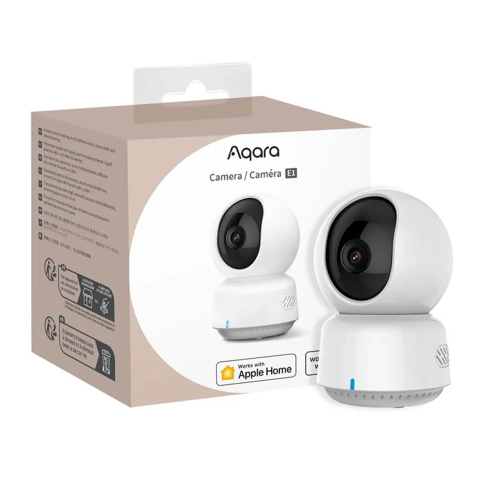 Nadzorna kamera AQARA E1 CH-C01E (2K, IR, PT 360°, WiFi, AI detekcija, unutarnja)-0