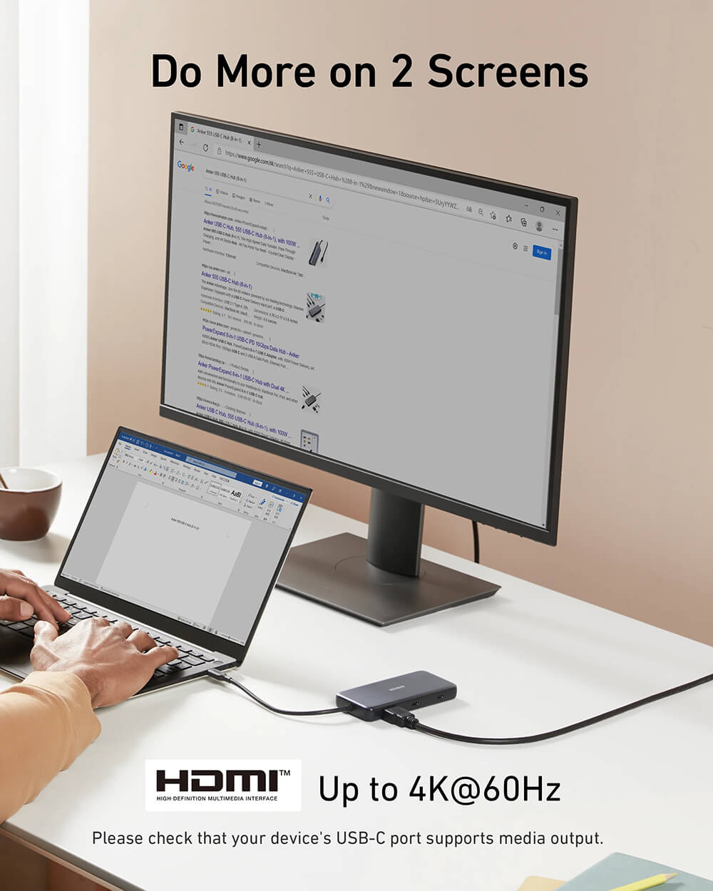 Anker 555 USB-C Hub, 8 in 1-4