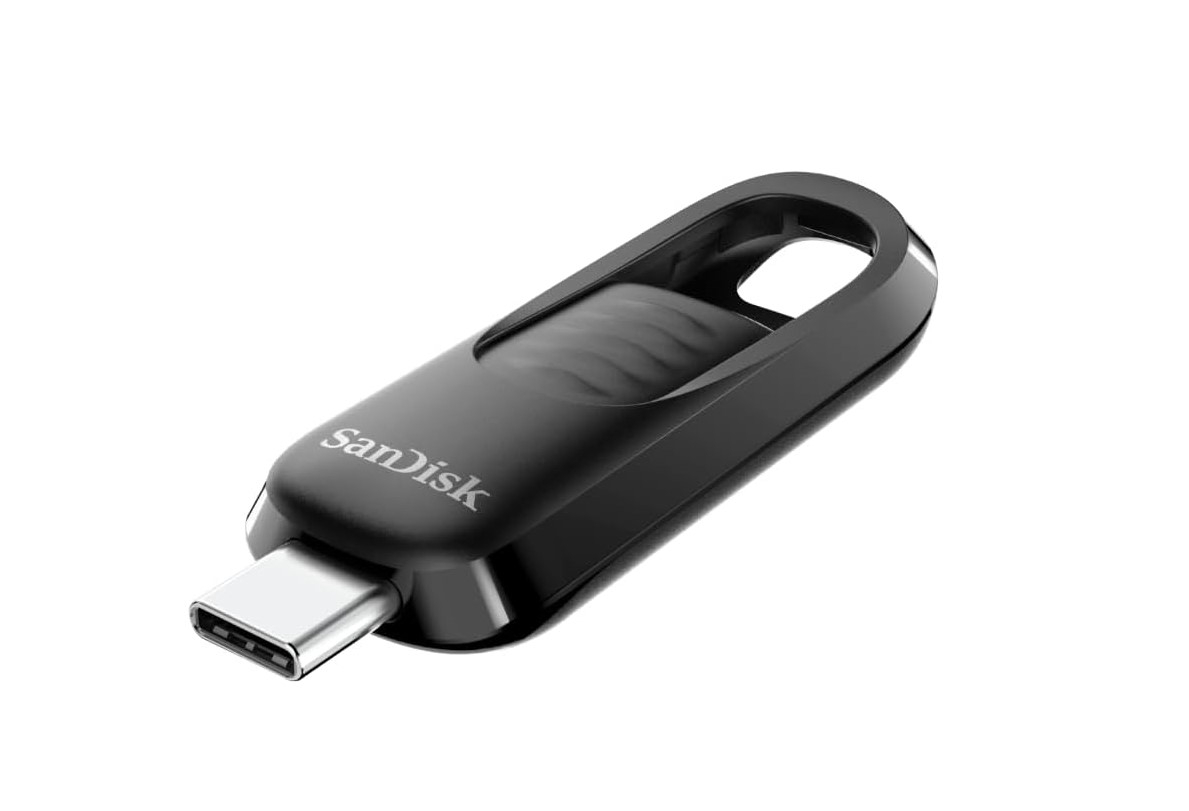 SanDisk Ultra Slider USB Type-C Flash Drive, 256GB USB 3.2 Gen 1-4