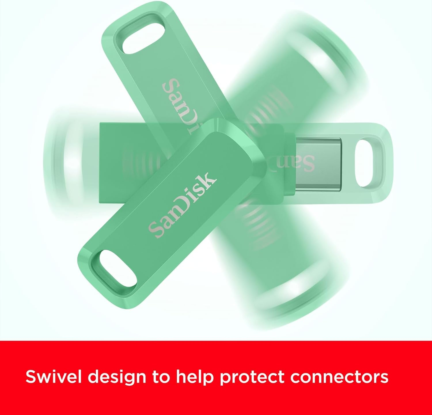 USB Stick SANDISK Ultra Dual Drive Go 64GB (USB Type-C, 150MB/s, zeleni)-4