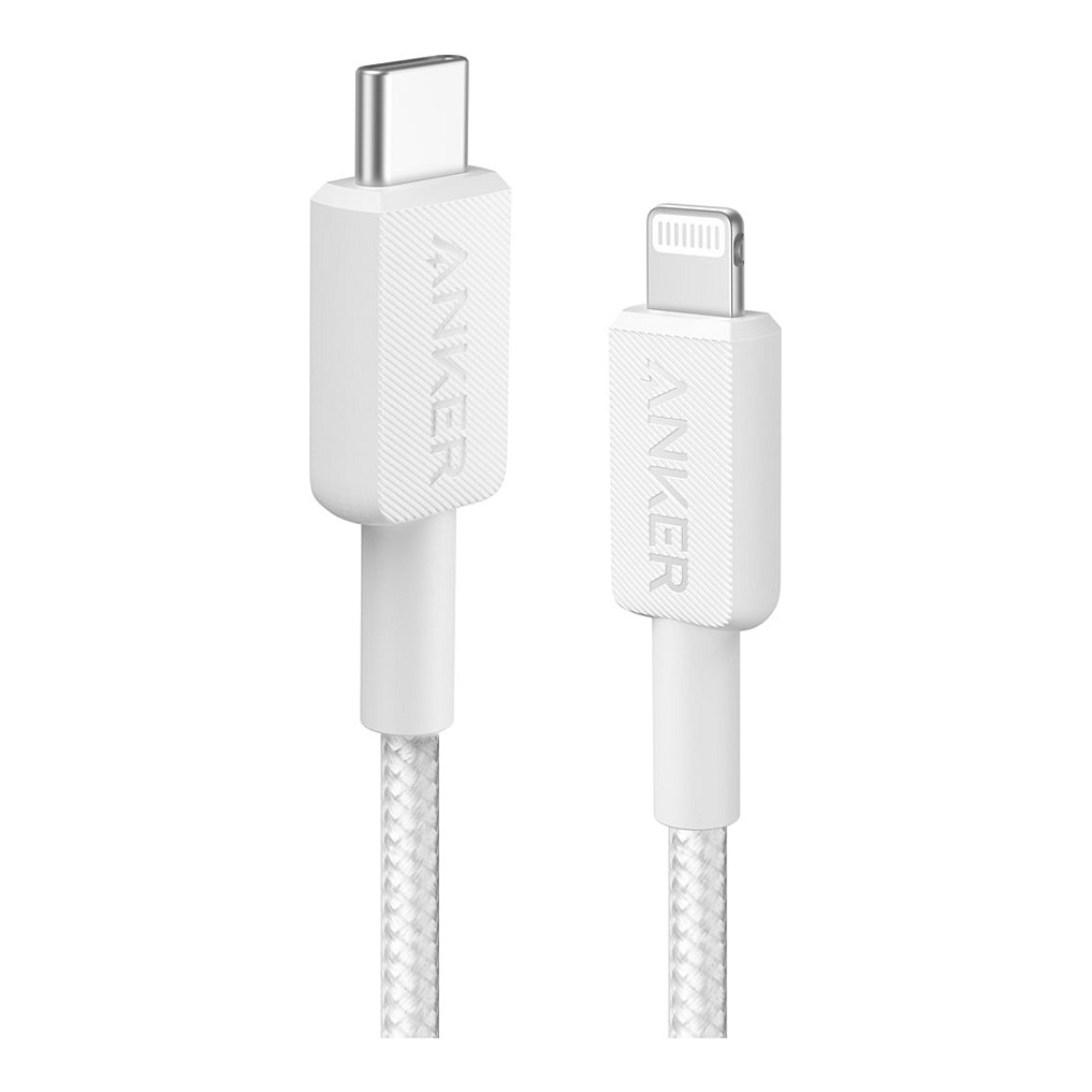 Anker 322 USB-C to Lightning braided cable 1.8m white-1