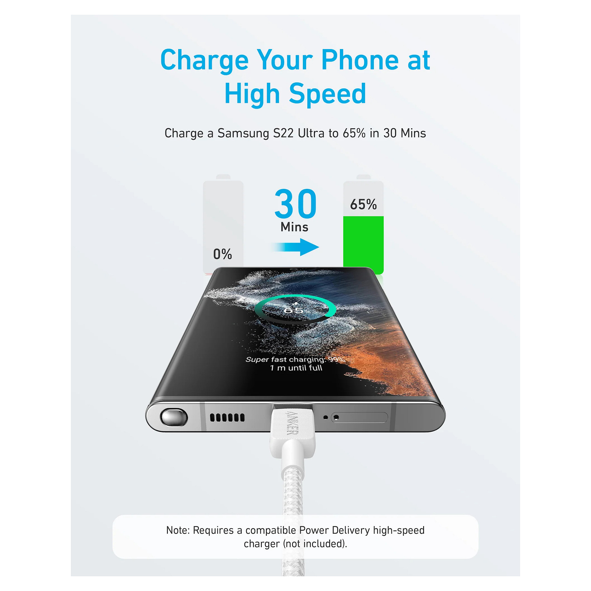Anker 322 USB-C to Lightning braided cable 1.8m white-4
